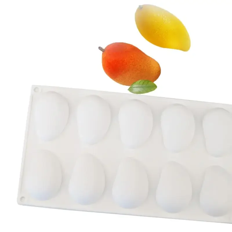 Mango Shape Mousse Dessert Silicone Mold Baking DIY Semi-dimensional Mango Ice Cream Chocolate Mold