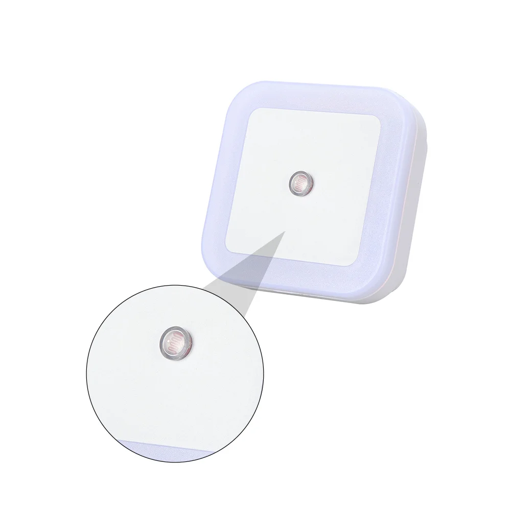 6 pezzi di luce notturna induttiva piccola lampada a LED con spina americana per il corridoio della camera da letto dei bambini sensore di accensione/spegnimento automatico regalo per la decorazione della casa