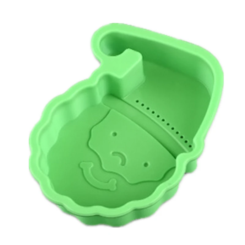 Cute Christmas Supplies Snowman Shaped Baking Silicone Cake Pan DIY Cupcake Mold Bread Biscuit Mold