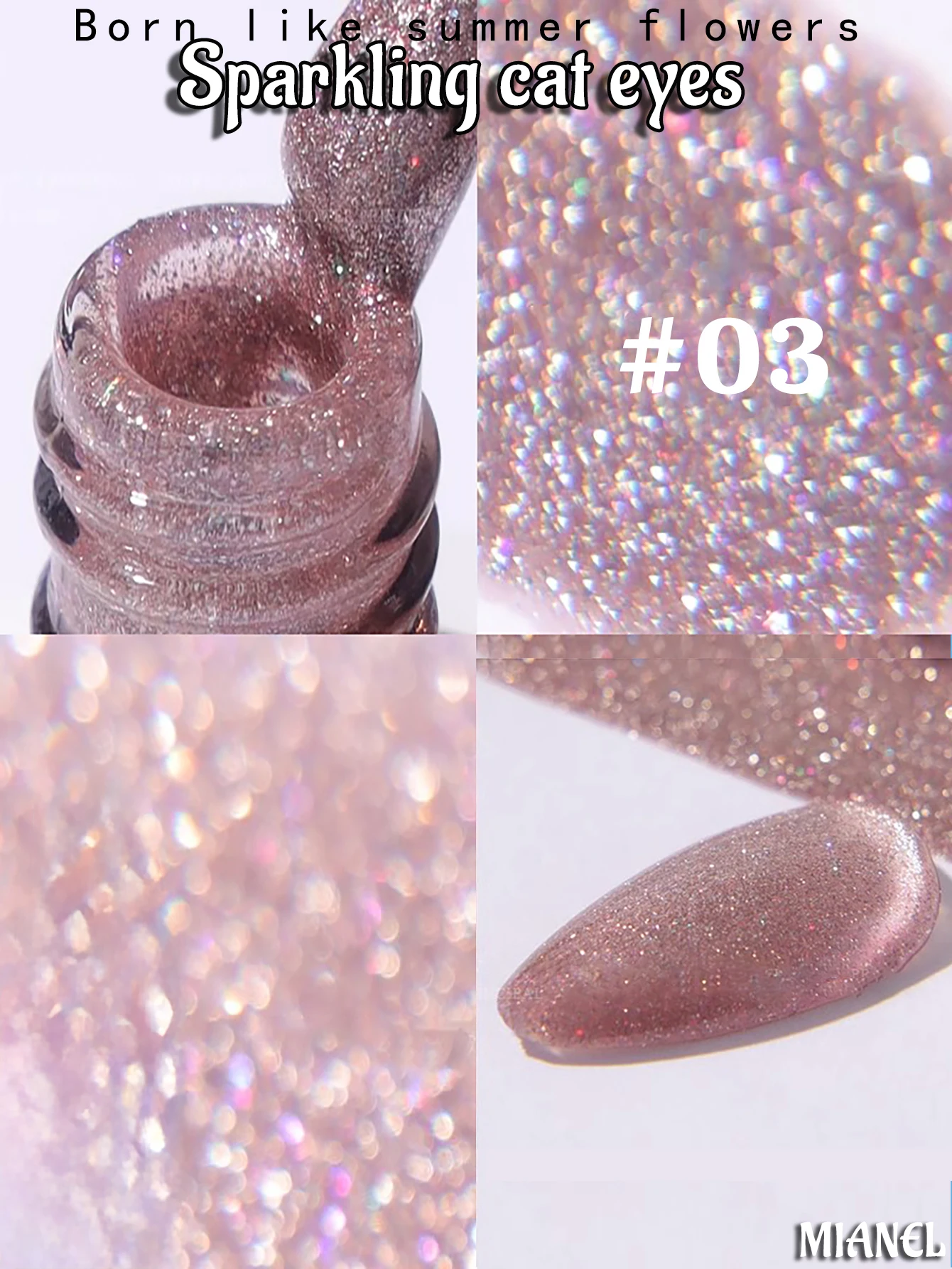 MN 12ML Top Selling Color Crystal Stone Small Light Bulb Explosive Glitter Cat Eye Gel Nail Polish At Home,Gifts For Woman