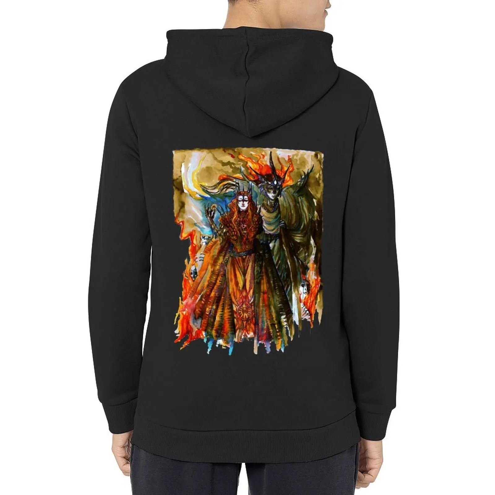 

Annatar & Morgoth Hoodie men's coat autumn jacket men men clothing mens clothes tracksuits