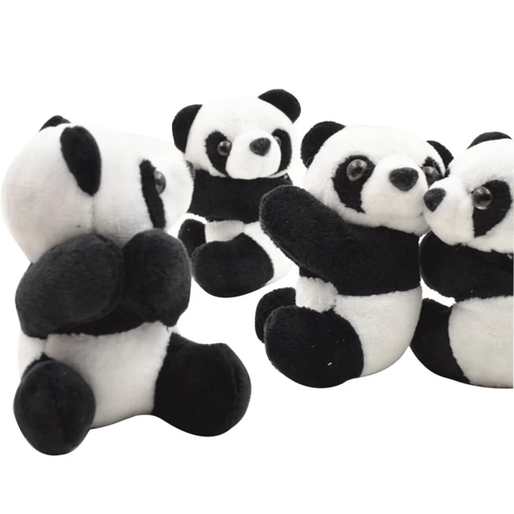 2 Pcs Photo Folder Photocard Holder Stuffed Sloth Plush Toy Childrens Toys Clip on Panda