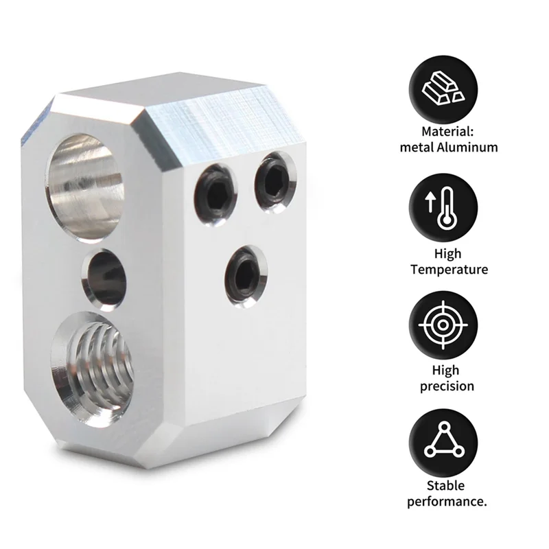 

Trianglelab Prusa MK4 Nextruder Heaterblock Алюминиевый блок для сборки Hotend, предназначенный для принтеров Nextruder