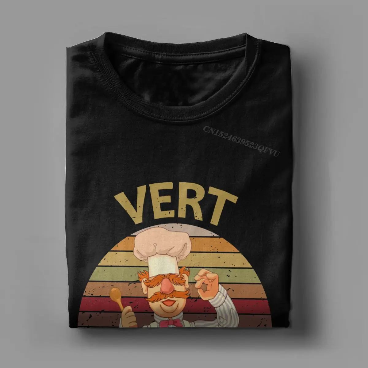 Men T-Shirts Vert Der Ferk Cook Swedish Chef Casual T Shirts Graphic Cooking Culinary T Shirts EMO Clothes Printed