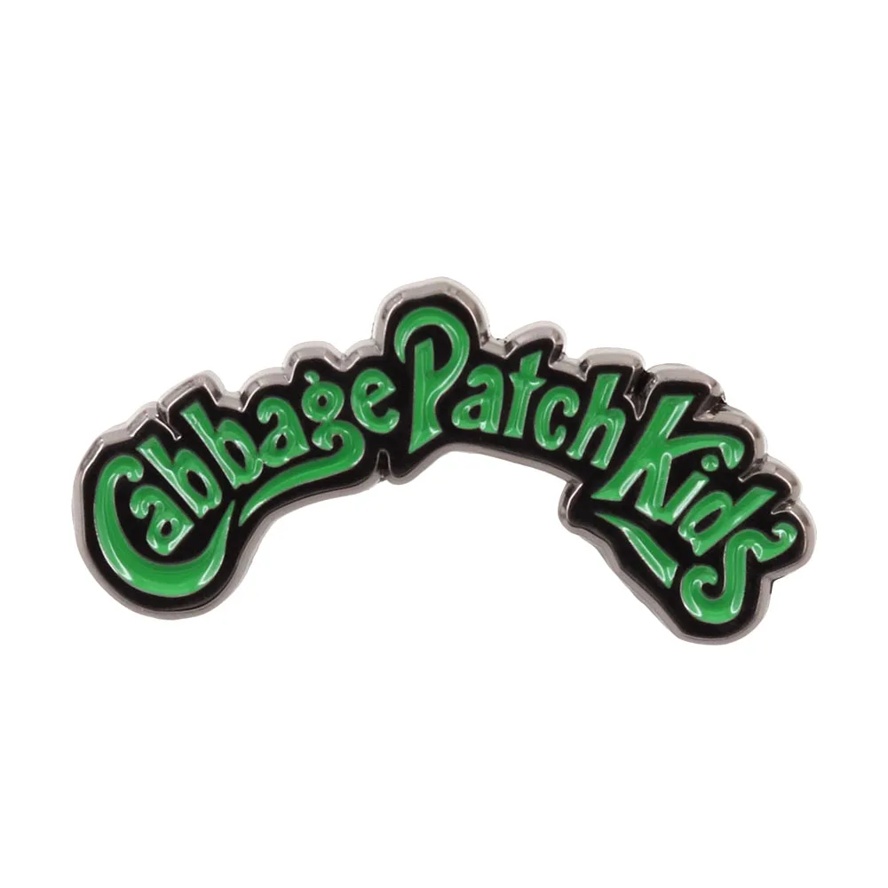 Cabbage Patch Kids-Logo Enamel Pin Cute Vintage 80s Badge Mint Sign Brooch Fun Jewelry Backpack Hat Decorative Accessories
