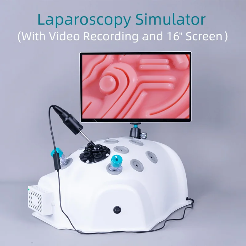 Laparoscopy Simulator Endoscopy Training Box With Video Recorder And HDMI Output For Laparoscopic Suture Skill Simulation