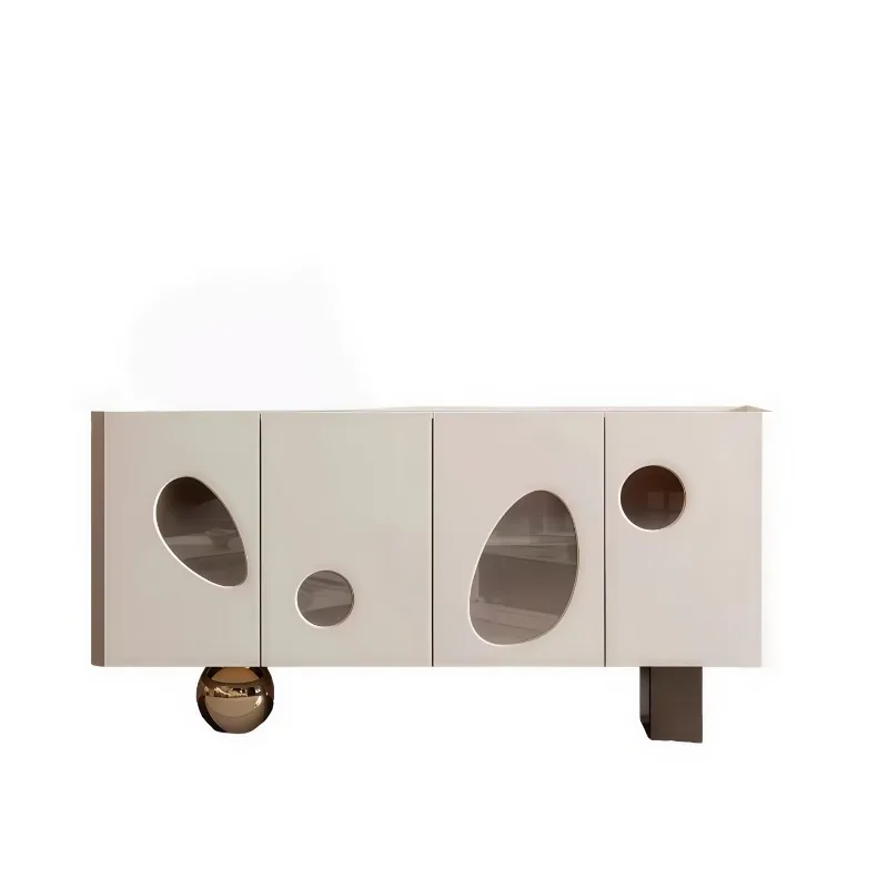 Paint dining side cabinet entrance shoe cabinet simple modern tea cabinet