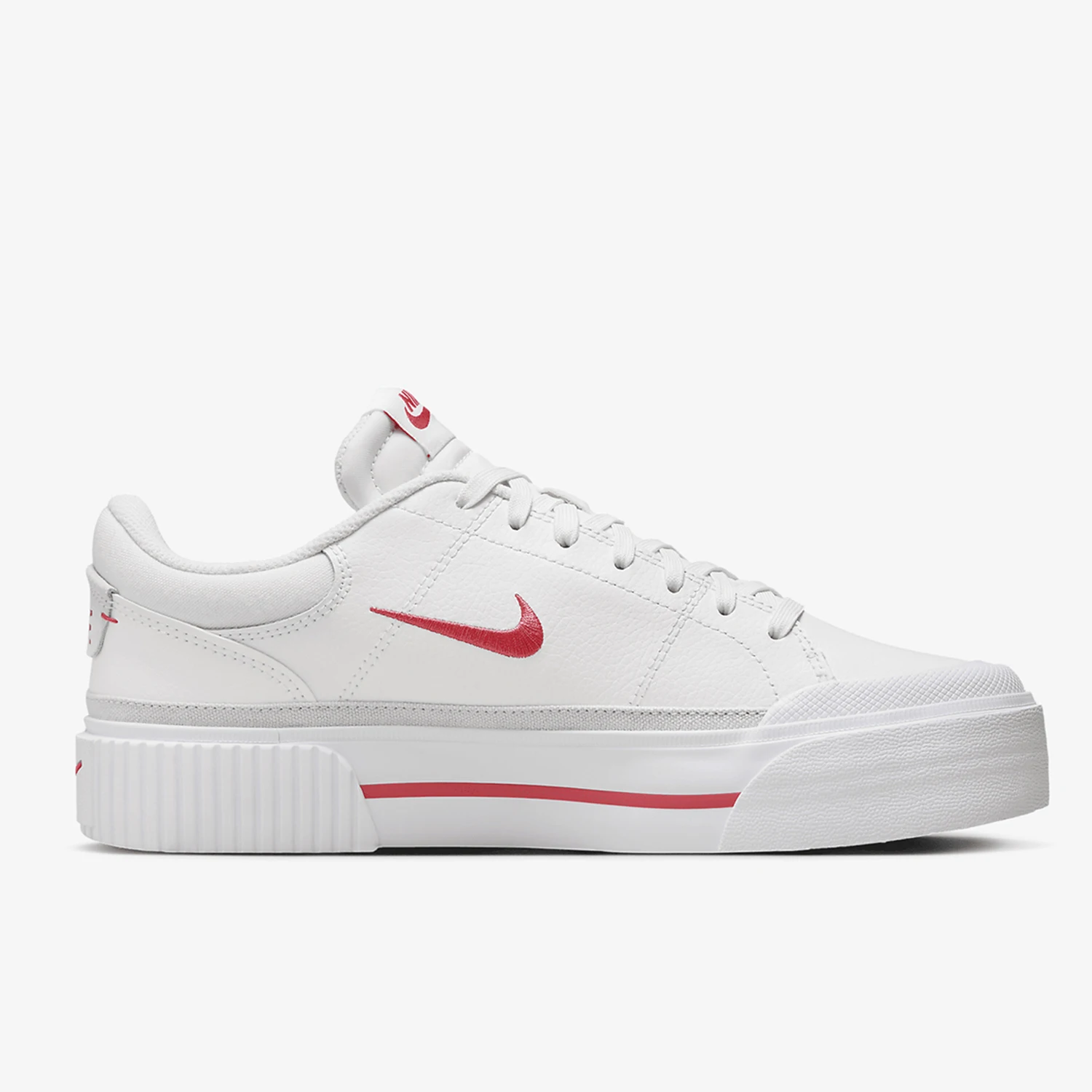 حذاء Nike Official 2024 الجديد للسيدات ذو نعل سميك ومقاوم للاهتراء حذاء رياضي كاجوال FV5526-102