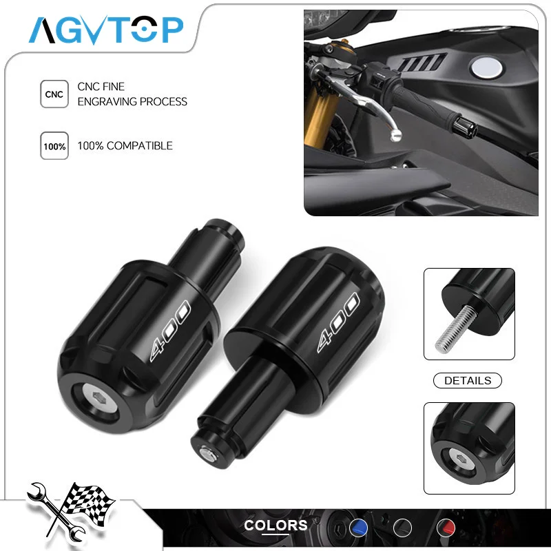 

Motorcycle CNC Handlebar Grip Anti Slider Cap For NINJA400 Z400 Z1000 Z1000SX NINJA1000 NINJA1000 Handle Bar Grips z1000 ninja