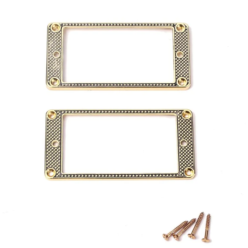 Home instrument accessories, gold black dots, silver radians for LP high and low frames