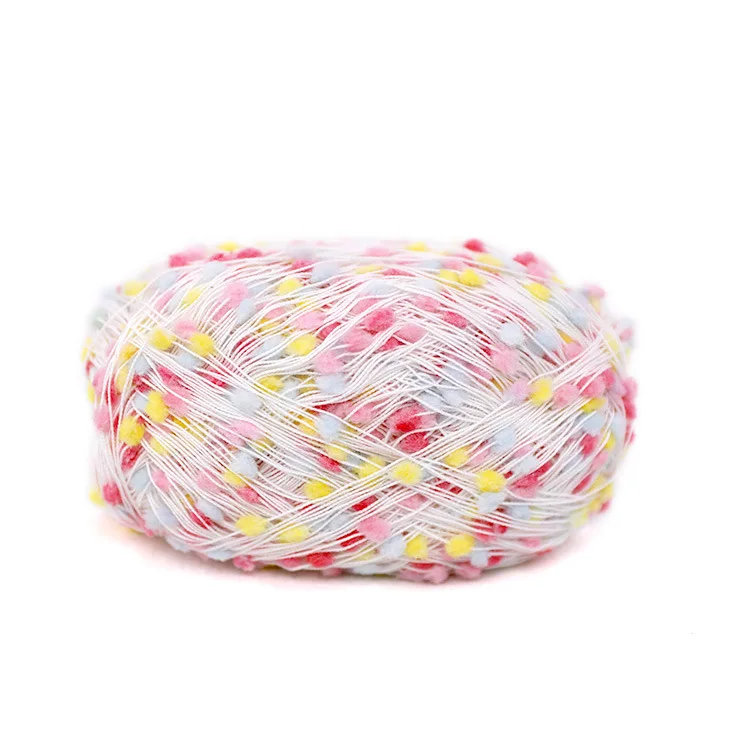 Fancy Wool Yarn for Knitting Sweater, Scarf, Blankets, Hats, Crochet Threads, Colorful Rainbow Colors, 50g Ball, Hotsales
