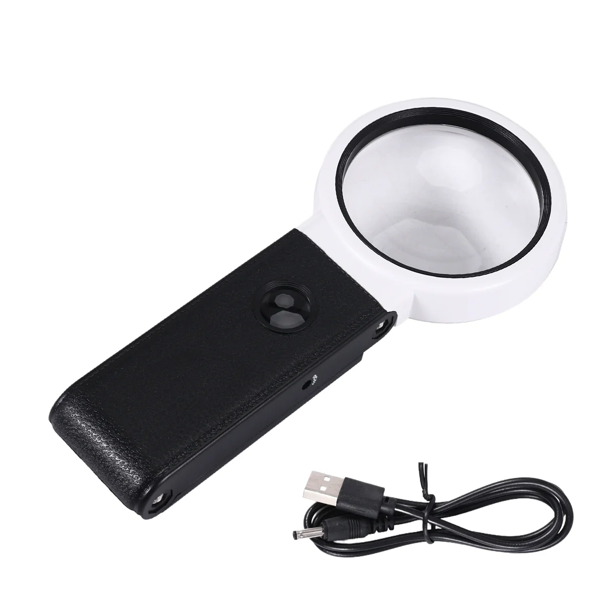 Magnifying Glass with Light and Stand, Hands Free Handheld 6X 25X Adjustable Folding Magnifier with Led Lighted