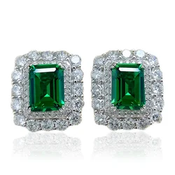 Huitan Exquisite Female Pierced Earrings Dazzling Zirconia Lady Engagement Accessories for Women Aesthetic Fashion Jewelry Gift