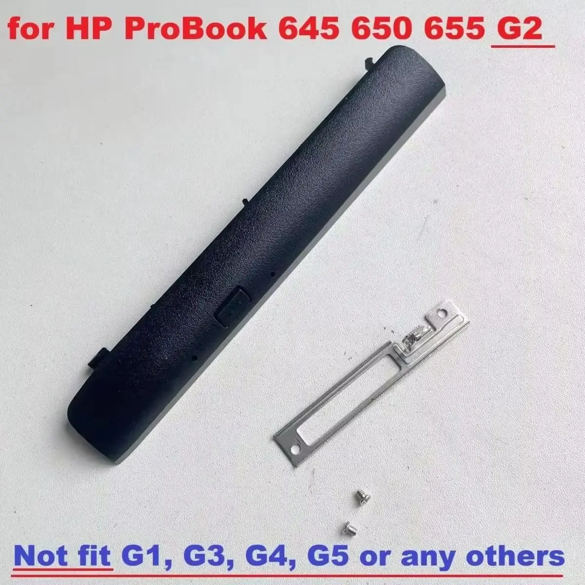 Replacement DVD ODD Optical Drive Bezel Cover Faceplate Front Panel Rear Metal Bracket Hook for HP ProBook 645 650 655 G2