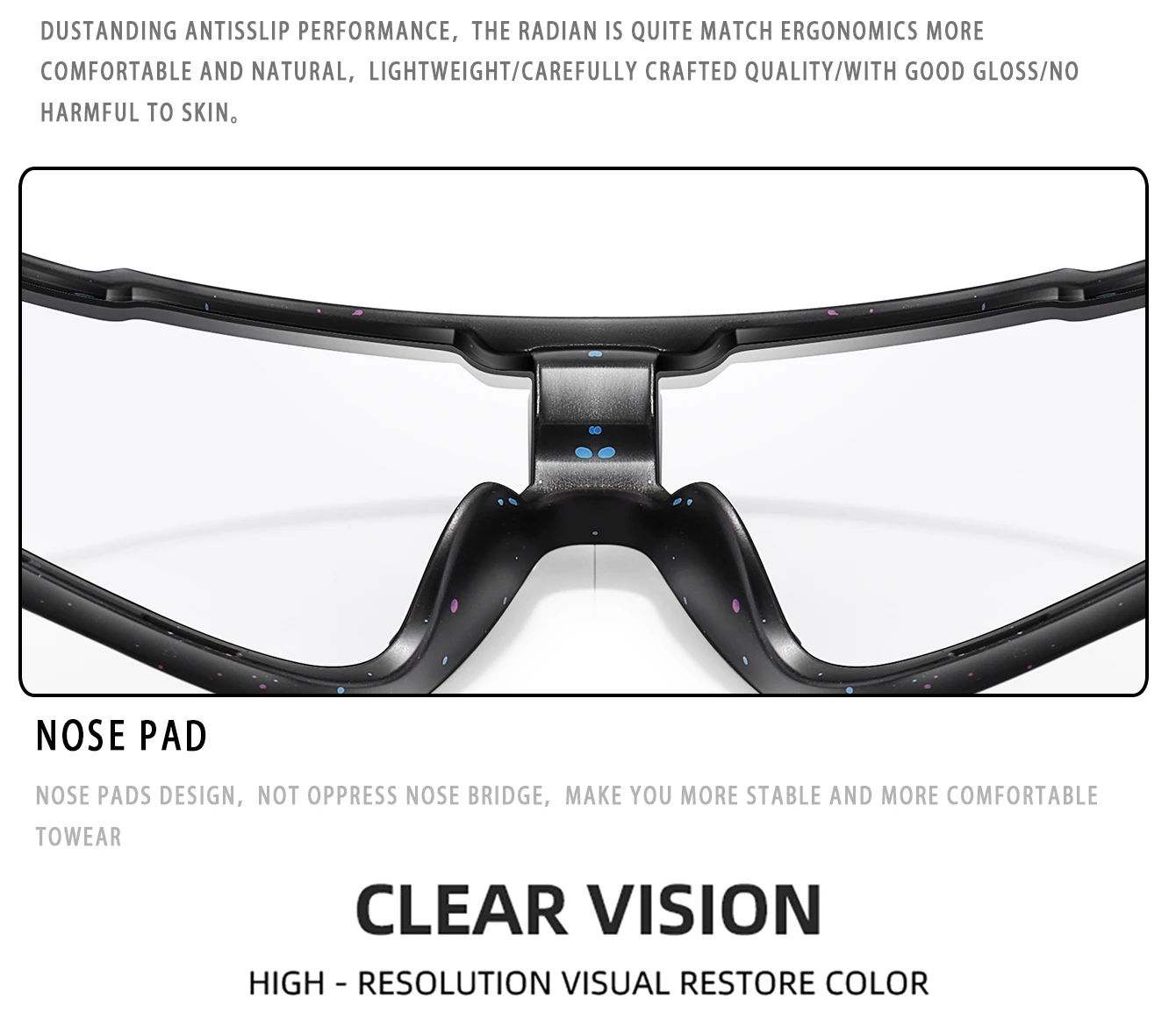 POAT Marke Starke Licht Photochrome Sonnenbrille Neue Stil Sport Männer Frauen MTB Fahrrad Brillen Radfahren Angeln Laufen – Detail 16