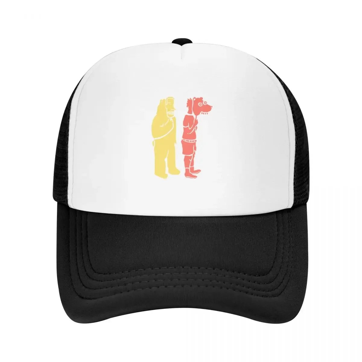 Bear & Boy (Faces) หมวกเบสบอลแฟชั่นหมวกกอล์ฟ Beach Custom Cap Designer Man Women's