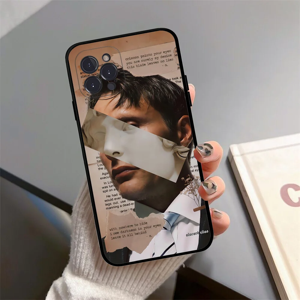 G-Graham H-Hannibal Mads Mikkelsen Phone Case Silicone Soft for iphone 16 15 14 13 12 11 Pro Mini XS MAX Plus X Cover