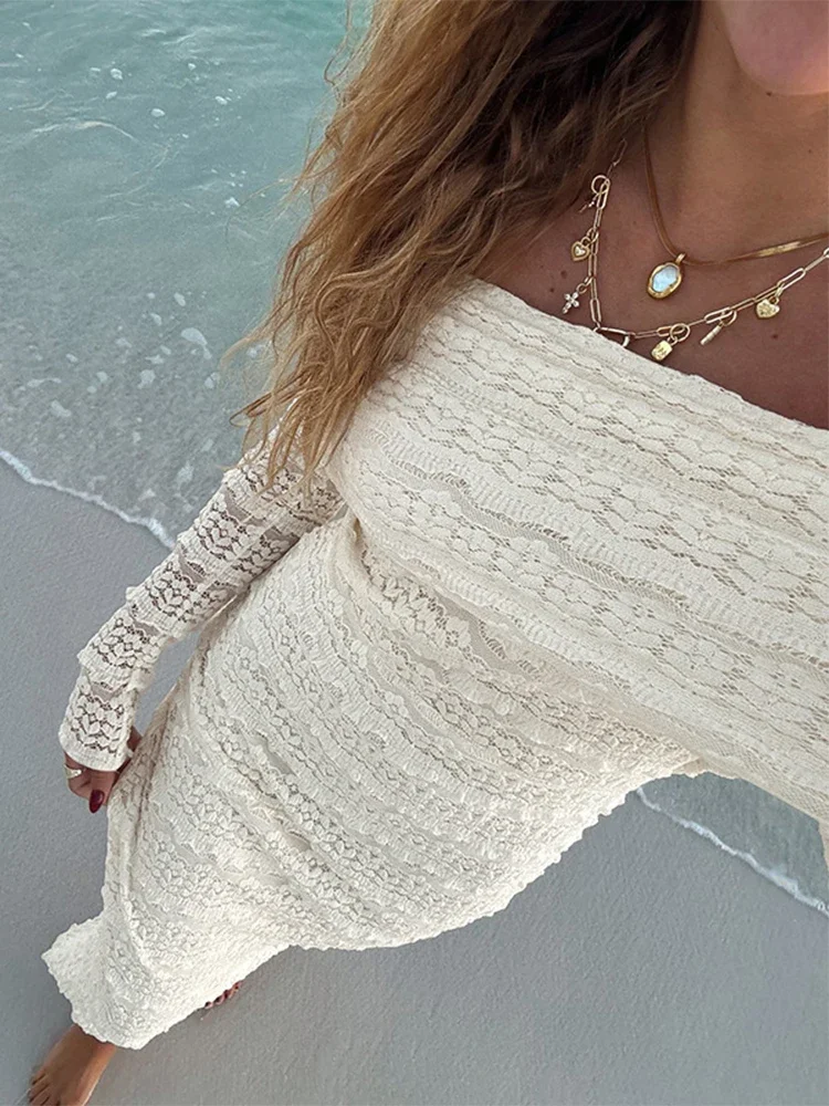 Elegancka sukienka maxi z odkrytymi ramionami, obcisła, modna, patchworkowa, z długim rękawem, dla kobiet, na wakacje na plaży, wyszczuplająca sukienka na imprezę.