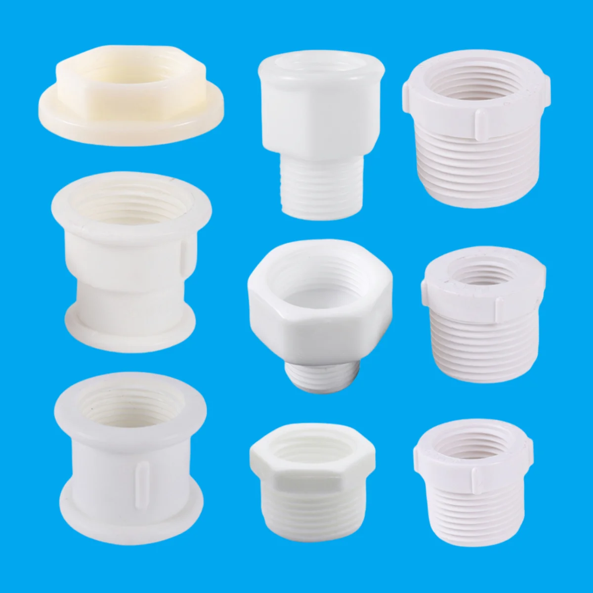 

Water Tank Connectors 1/2" 3/4" 1" Female and Male Thread Joints Garden Irrigation System Water Conversion Adapters 1/10/20Pcs