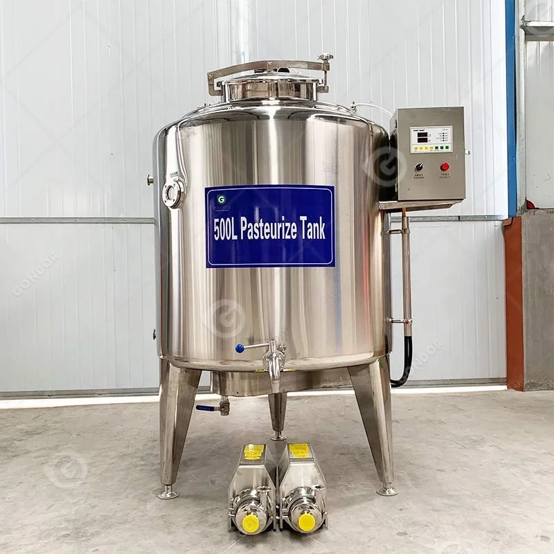Mini Pasteurization Milk Plant Compressor Batch Cooling Equipment Small Flash Pasteurizer For Sale