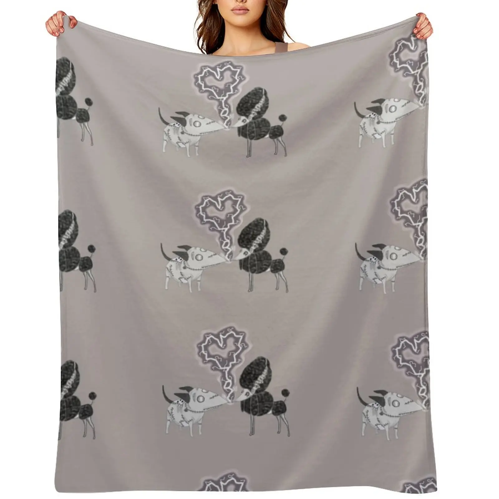 

Strange Love Throw Blanket Cute Plaid sofa bed Vintage Plaid Blankets