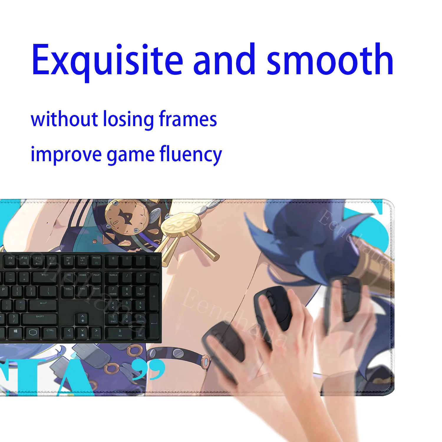 Zenless Zone Zero ZZZ Kawaii Lucia Game Mouse Pad Laptop Gaming Anime Girl Keyboard PC Mousepad Laptop Gamer Overlock Desk Mat #5