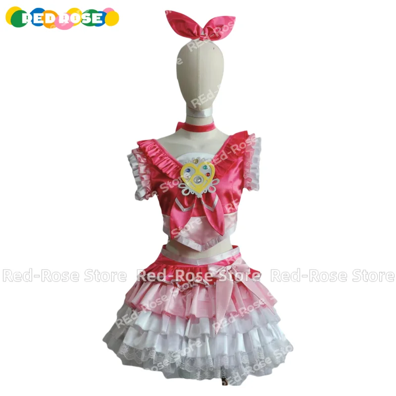 

【Customized 】Anime Pretty Cure Suite Pretty Cure Cure Melody Cosplay Costume Party Clothing Outfit Halloween Christmas