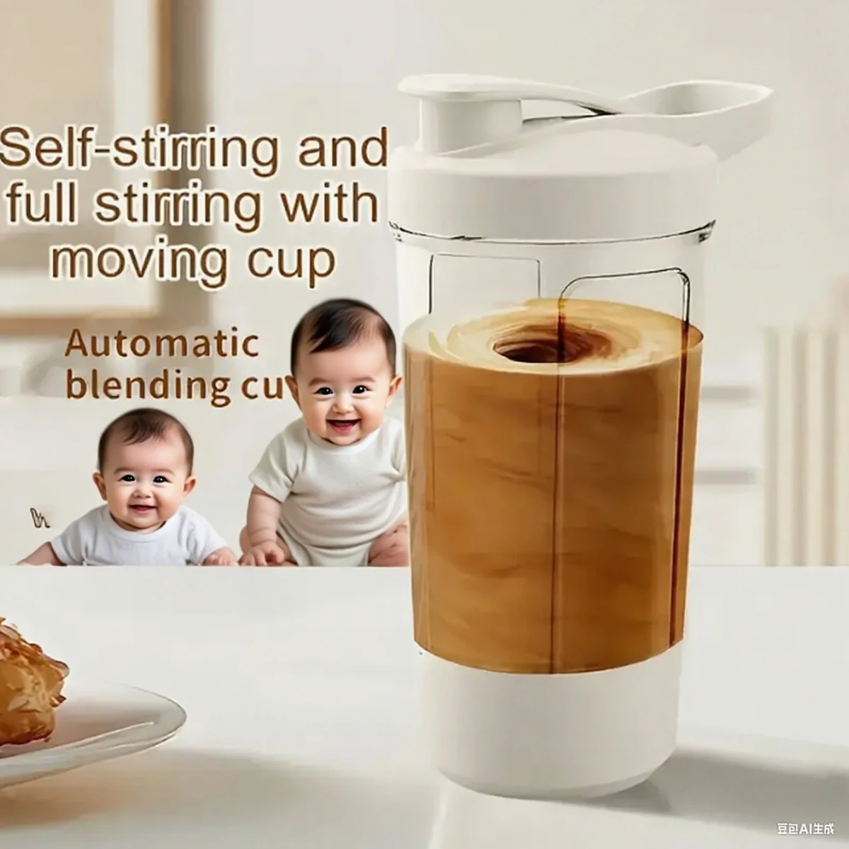 

Multifunctional juicer and breakfast milkshake machine-with a child-friendly mixing cup for delicious nutritious drinks