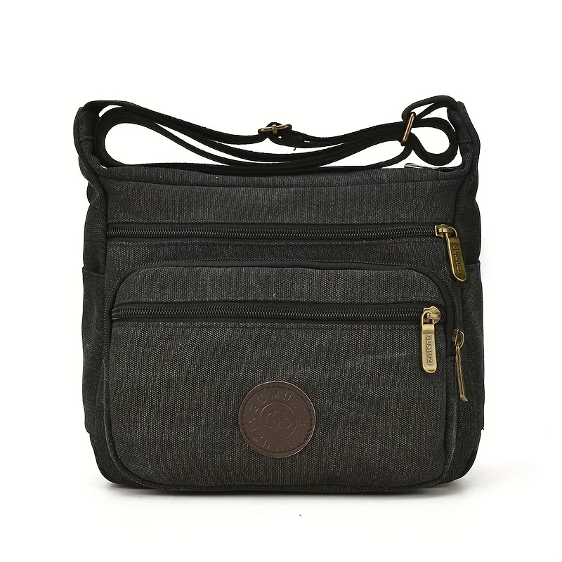 

Мужская легкая сумка через плечо, повседневная спортивная сумка через плечо для ежедневных прогулок, портативная сумка для хранения с регулируемым ремешком