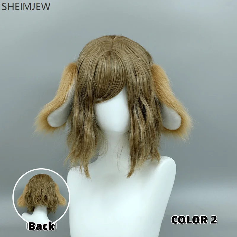 Cute Animal Simulation Dog Ears Lolita Cute Plush Headband Plush Rabbit Halloween Role Playing Hair Accessories Headdress