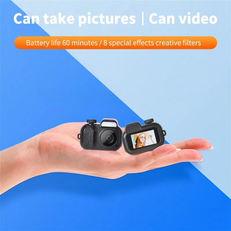 Student Campus Internet Celebrity Camera with Screen Portable HD Camera Thumb Children's Fun Camera