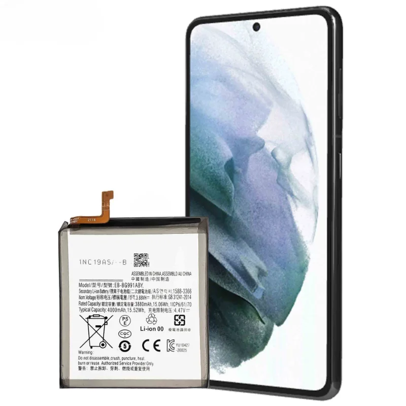 4000mAh EB-BG991ABY Replacement Battery for Samsung Galaxy S21 5G SM-G991B /DS G991U Mobile Phone Batteries