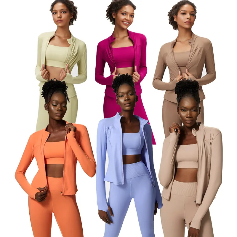 Withered New Fashionable Comfortable Yoga Suit Ladies Large Size Women's Sportswear Three-piece Set Casual Naked Fitness Suit