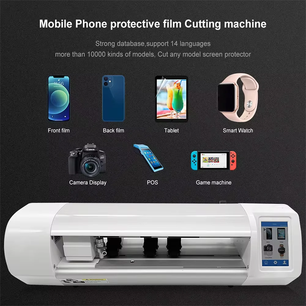 Mobile Phone Screen Protector Cutting Machine HD Hydrogel Film Cutter Screen Protector Making Machine