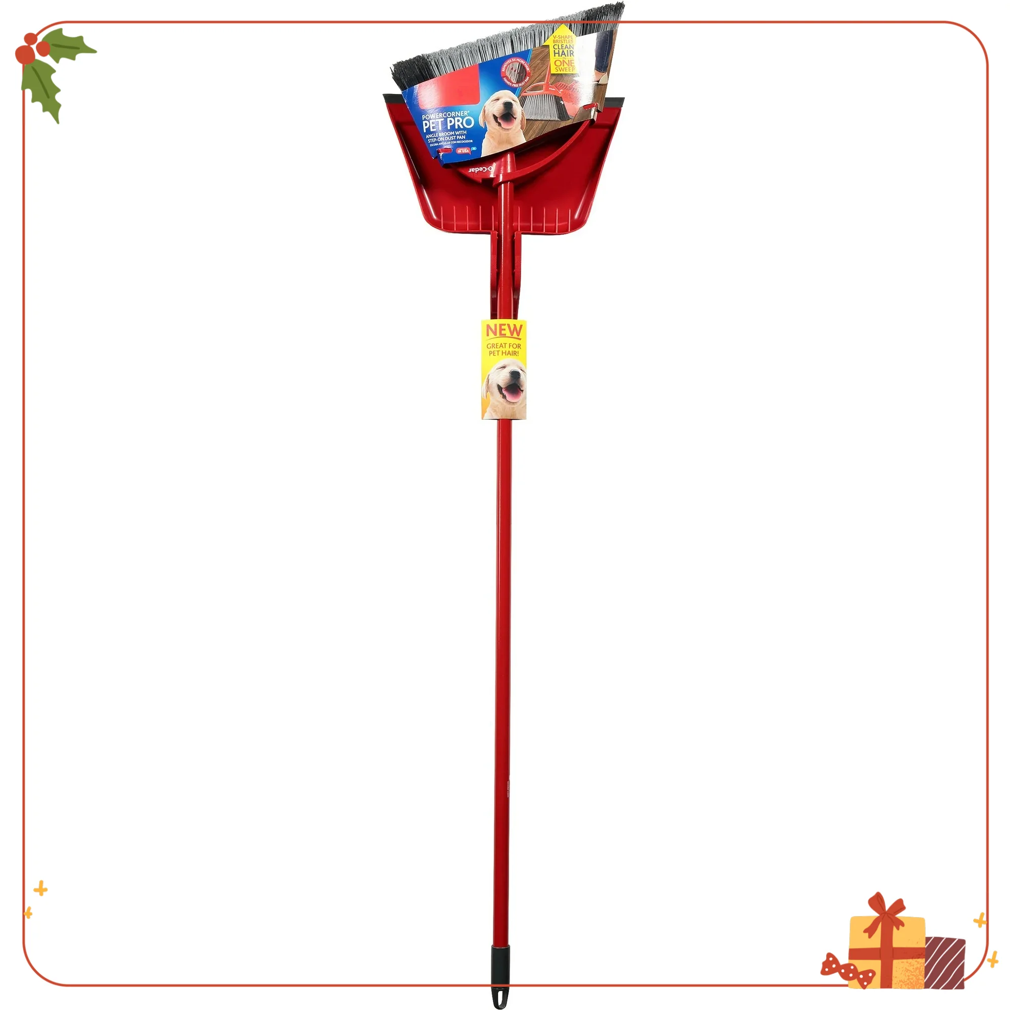 

Corner Broom with Step On Dust Pan