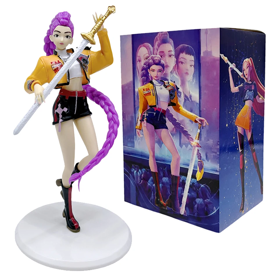 20cmアニメ玩具 デモンハンターズ ルミ フィギュア アクションスタンドアップスタイル フィギュア ドール PVCモデル コレクタブルスタチュー おもちゃ ギフト 在庫あり