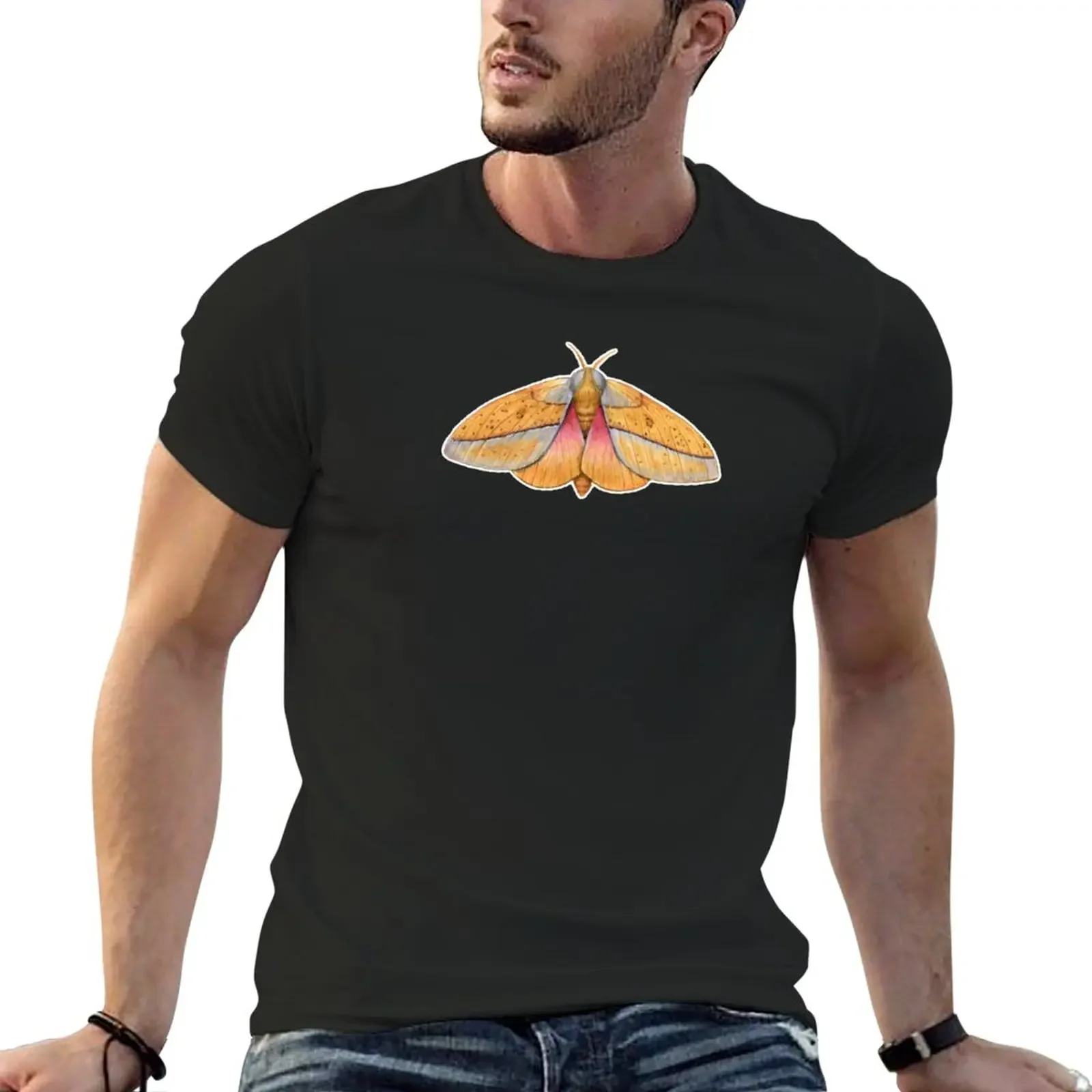 Bisected Honey Locust Moth (Sphingicampa bisecta). T-Shirt cute tops plus sizes men graphic t shirts