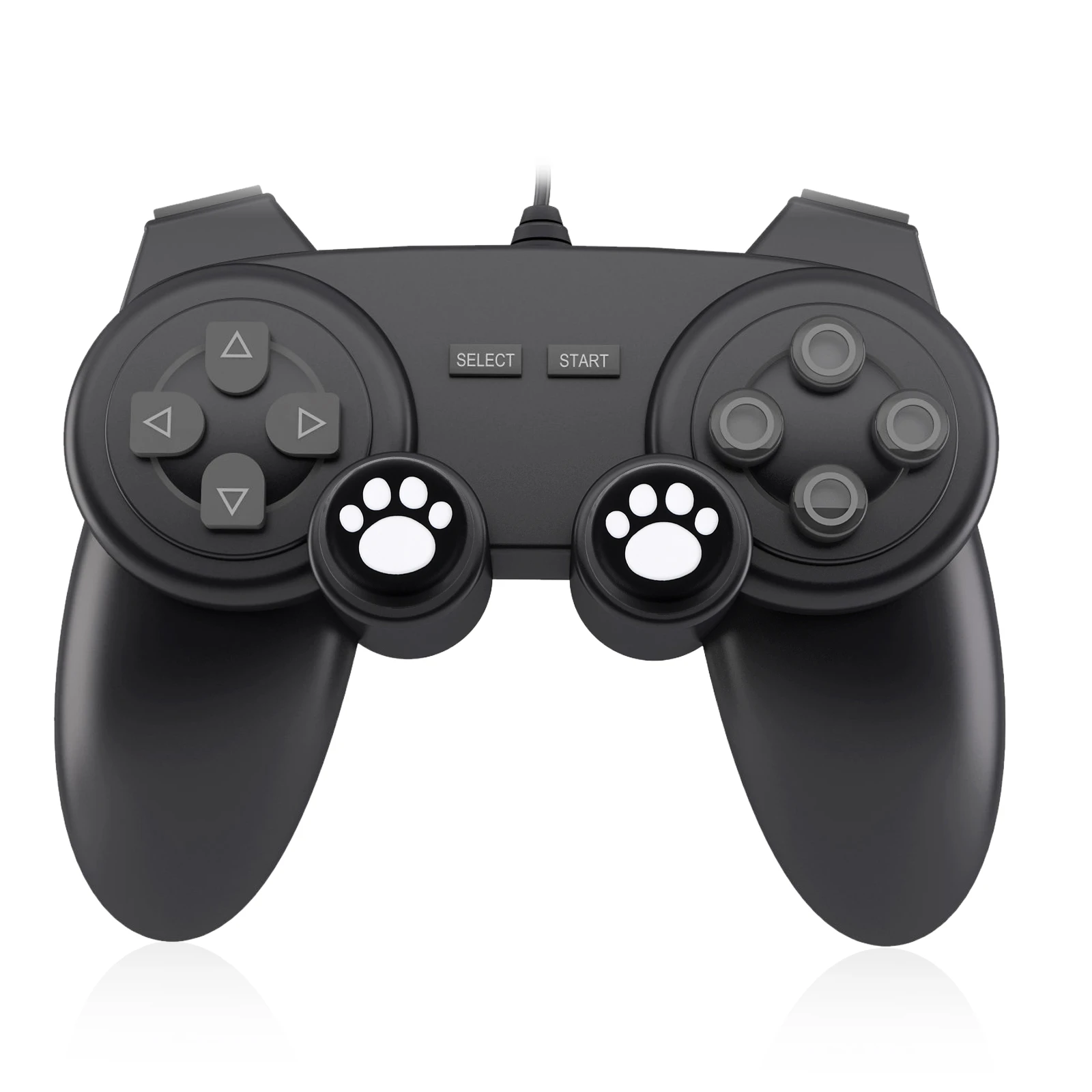 16 قطعة غطاء مقبض غطاء سيليكون مع مقبض مخلب طباعة يغطي هلام السيليكا حامي قبعات عصا التحكم