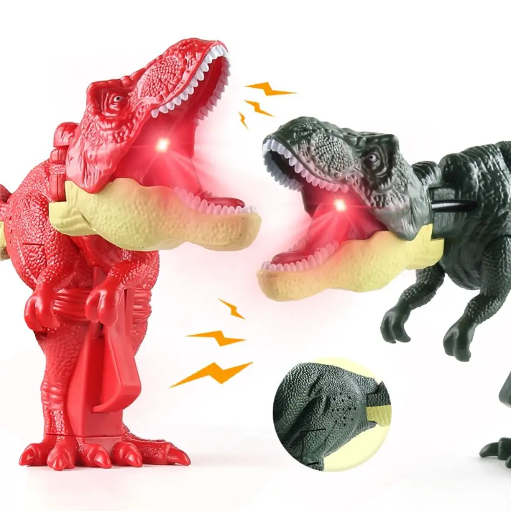 

Игрушки динозавров Юрского периода, светящиеся и звуковые, имитация T-Rex, исследовательский динозавр, управляемый вручную, несколько суставов, подвижный
