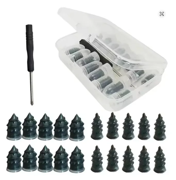 

1 комплект саморезов для ремонта шин, пластиковый гвоздь, мягкий резиновый винт, подходит для ремонта проколов шин автомобиля, мотоцикла, новинка!