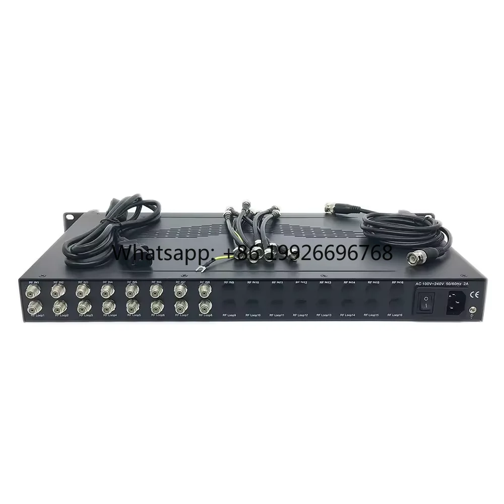 16 DVB-C Tuner for 3308B 2 ASI DVB S2 DVBC ISDBT ATSC  Gateway for FTTH Use