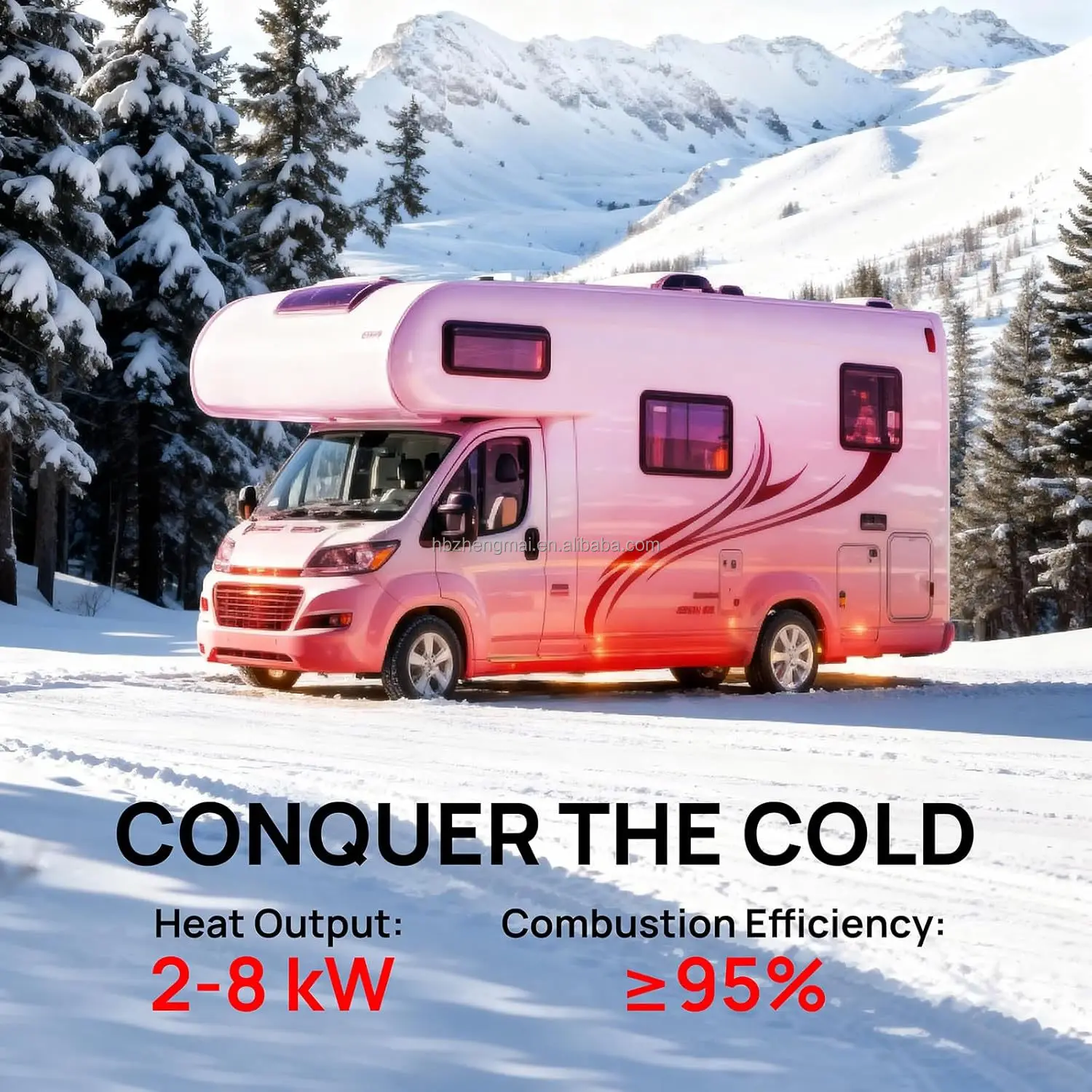 ZHENG MAI 5KW 12V 24V Parking Heater, Fuel-efficient and Low Noise   Heater, with Multiple Patent Certificates