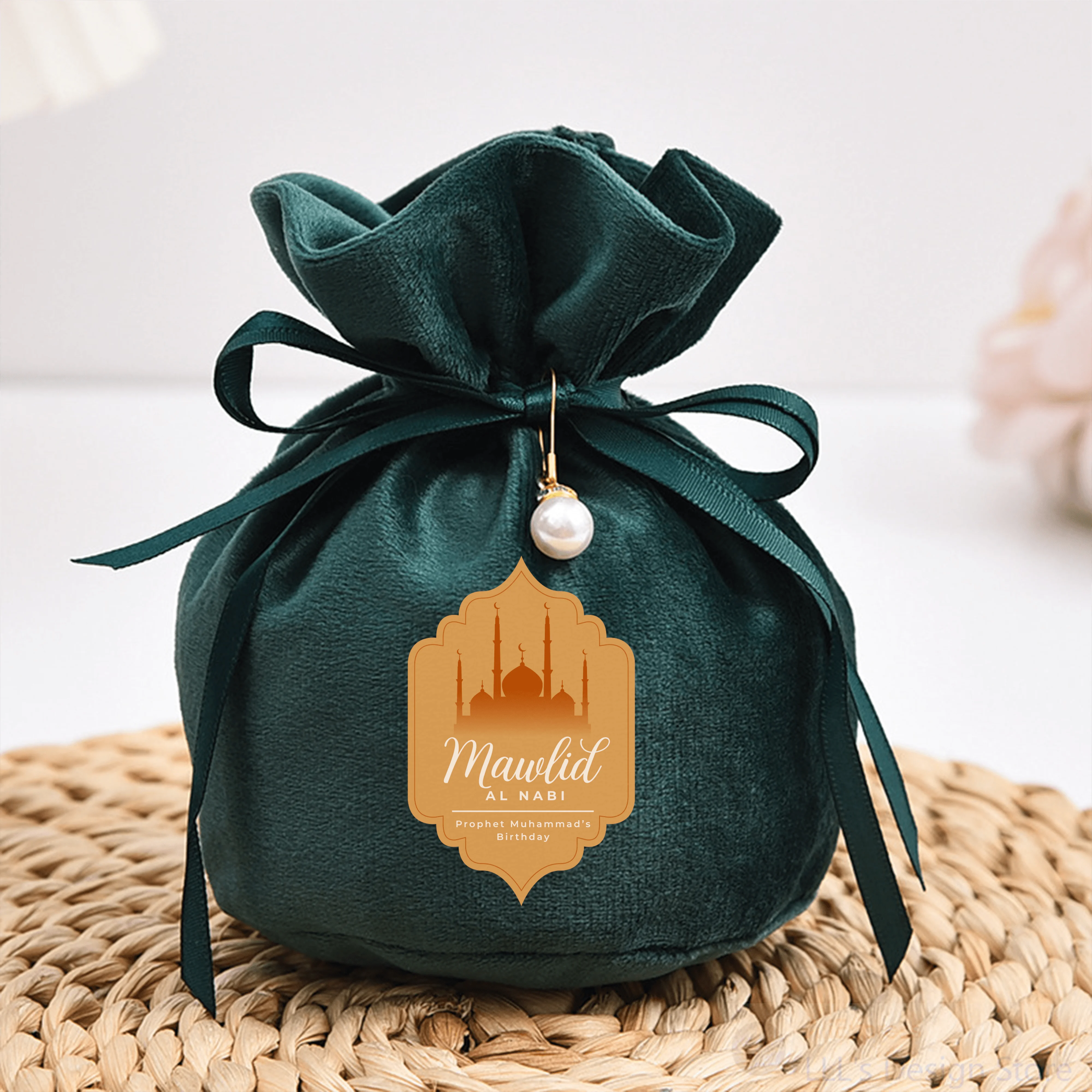 5/10/50 قطعة مخصص الحقيبة المخملية أكياس هدايا الحفلات الزفاف لصالح أكياس لضيف استحمام الطفل لصالح حقيبة المخملية هدية التفاف كيس الحلوى #4