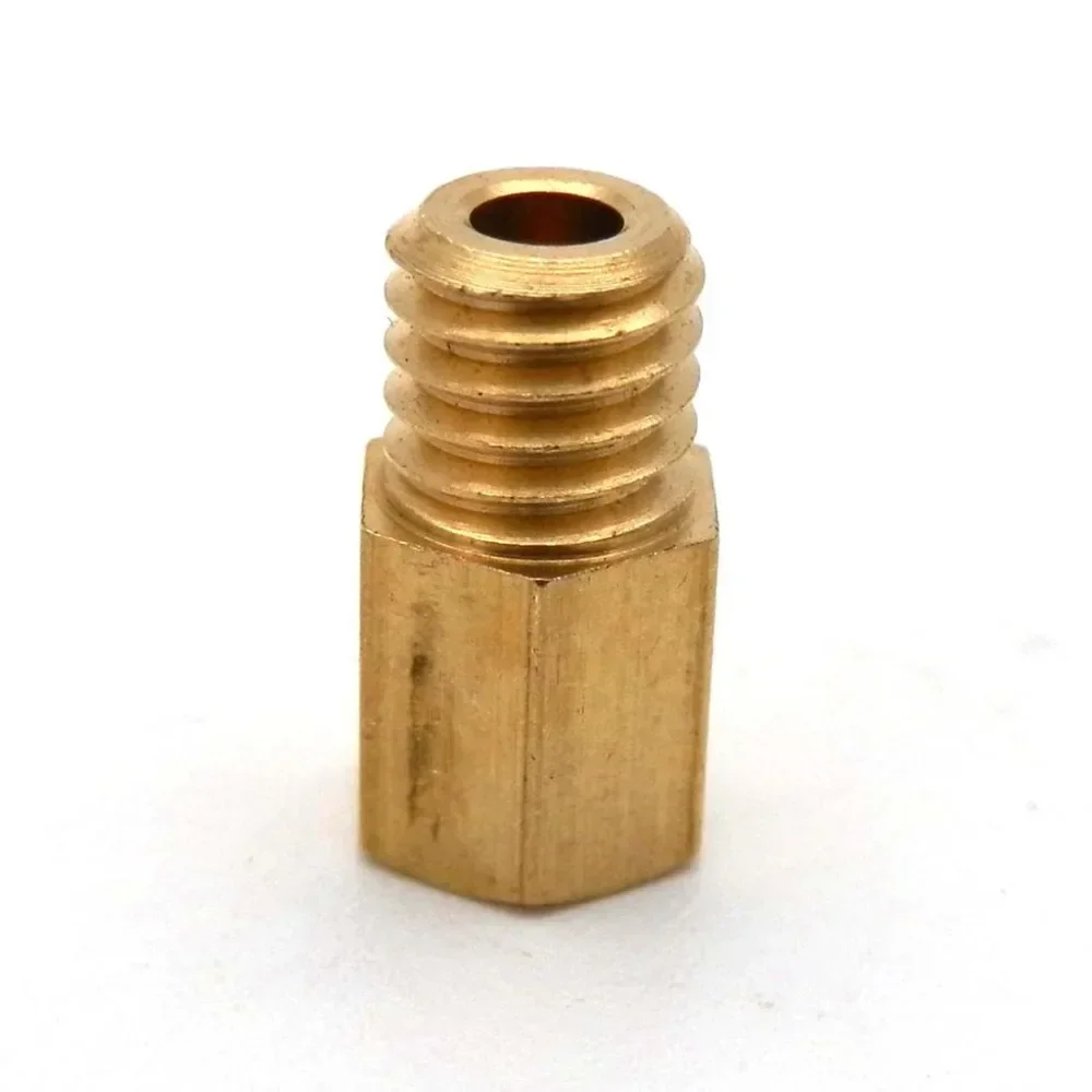 Carburetter Brass Hex Type Main Jet 5.2mm Thread For MIKUNI VM/TM/TMX Carb Size 250-490