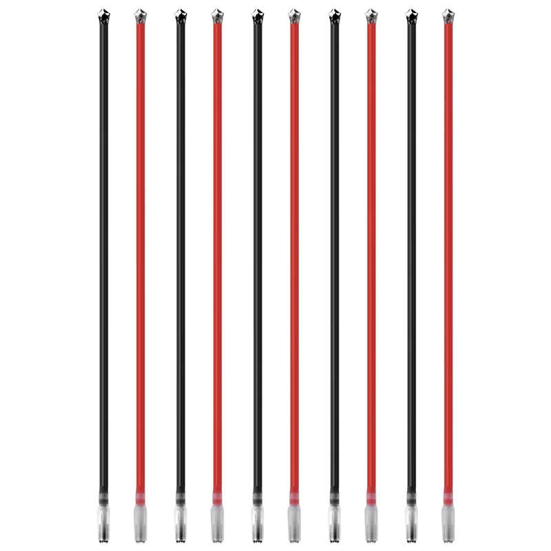 AK51-10PCS Spina a banana da 4,0 mm per linea di test con morsetto a coccodrillo Linea di test di alimentazione per auto RC