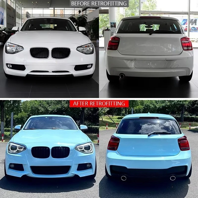 New 2011-2015 for 1 Series F20 Car Modification Upgrade MT Sports Package Front/Rear Bumpers Fog Light Bolt-On Body Kit