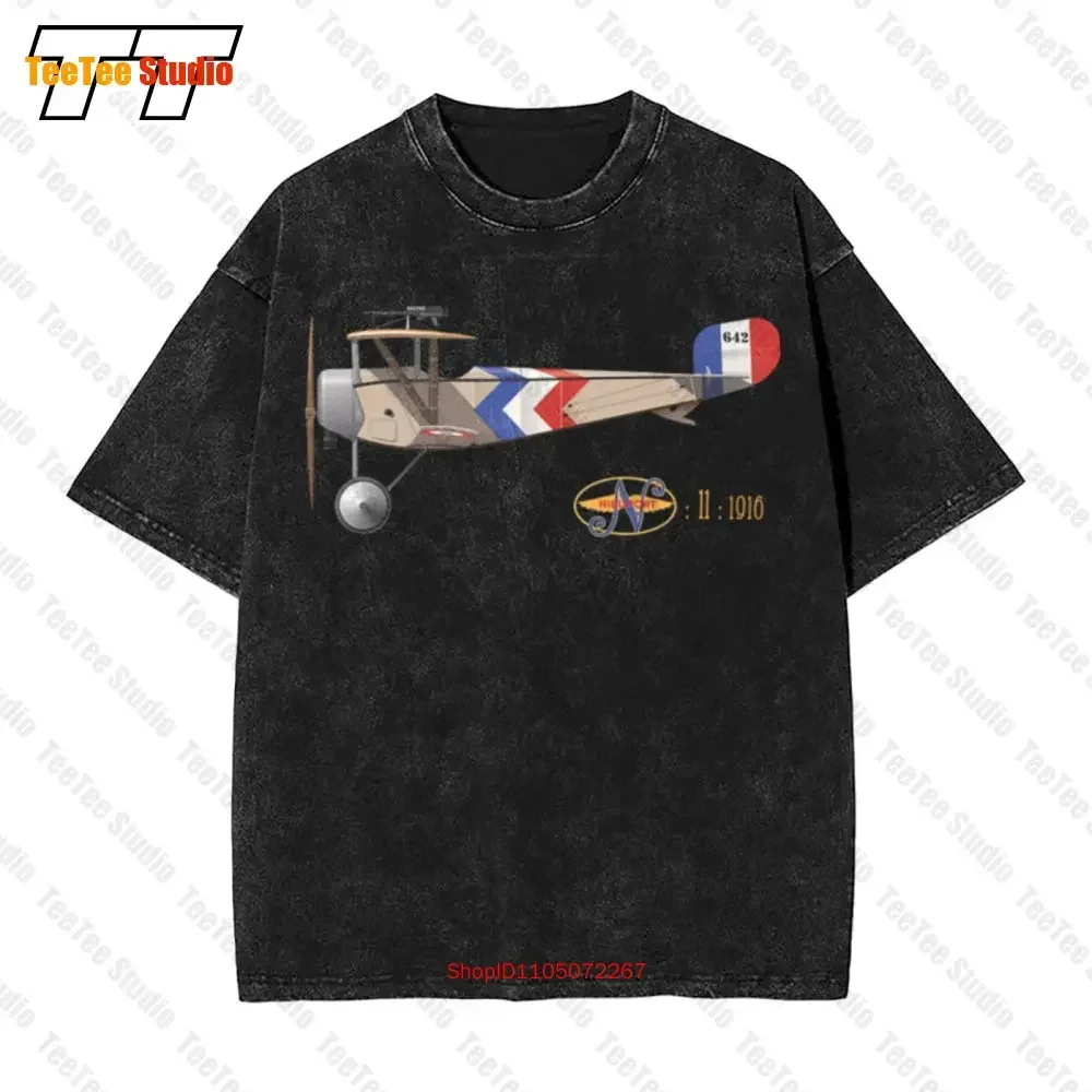 

Spad Xiii Lafayette Escadrille Vintage Oversized T-Shirt 0D61