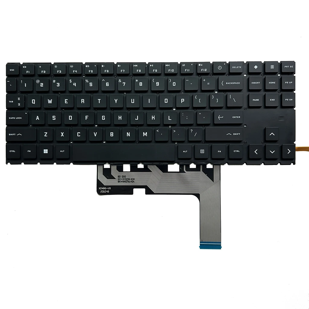 Imagem -04 - Teclado Retroiluminado dos Eua ru para hp Omen 16-b1000 16t-b000 16-b0080tx 16-c 16-c0011dx 16-c0001dx 16-c0002dx 16-c0035nr Fits Amd