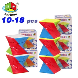 FanXin-cubos mágicos Skew Twist 3x3, hexaedro triedro, Rompecabezas 3x3x3, juguete lógico, Cubo mágico, juego inteligente, rompecabezas