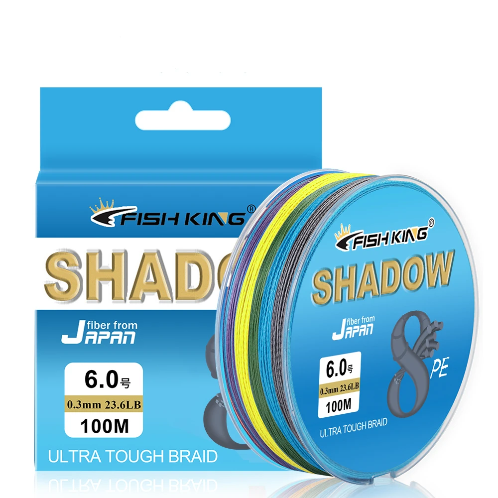 FTK 100M 8 Strand 20-100LB PE pleciony drut wędkarski Multifilament Super wytrzymała żyłka wędkarska japonia wielowłóknowa linka wędkarska